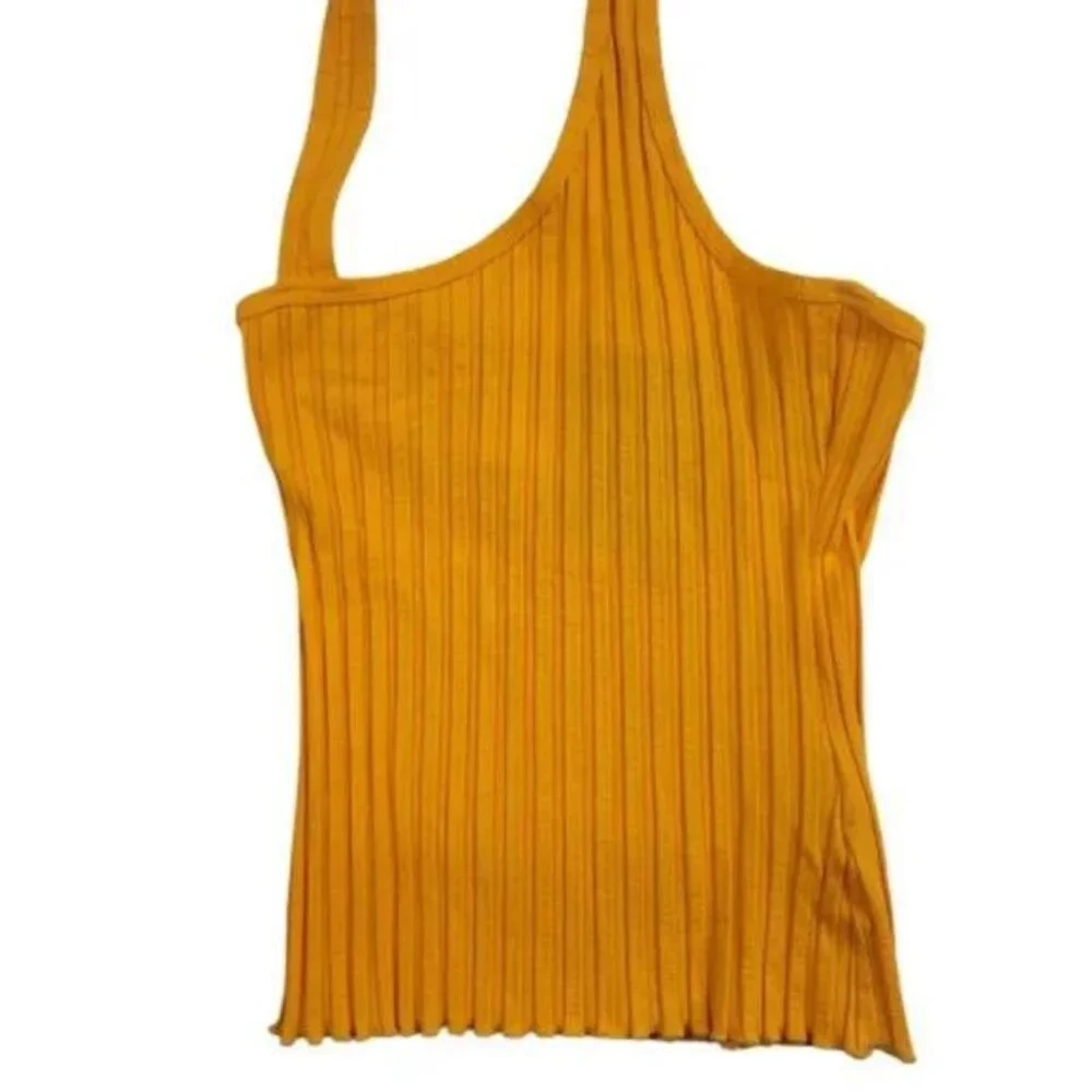 Simon Miller Yellow Ribbed Tank Top - Picture 4 of 8
